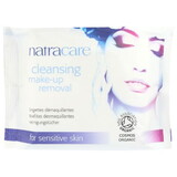 Natracare Make-up Removal Cleansing Wipes, Organic