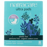 Natracare Ultra Long Pads with Wings, Natural