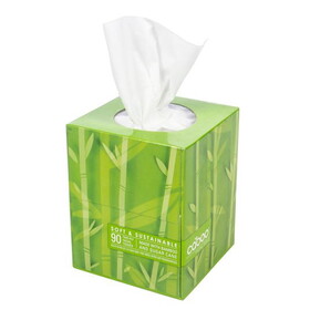 Caboo Facial Tissue, Bamboo &amp; Sugar Cane, Unscented, 2 ply, White