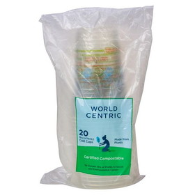 World Centric Drinking Cold Cup, 16oz, Compostable