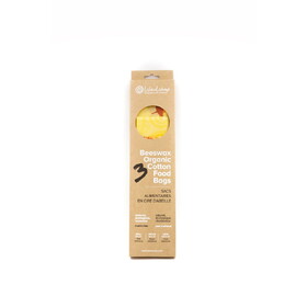 WaxWrap Beeswax Organic Cotton Food Bags