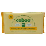 Caboo Flushable Wipes, Bamboo, Unscented, Hypoallergenic