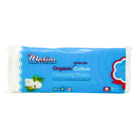 Maxim Hygiene Products Cotton Wool Pleats, Organic