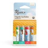 Sky Organics Lip Balms, Beeswax, Organic