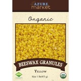 Azure Market Organics Beeswax Granules, Yellow, Organic