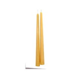 Bee Healthy Candles Candles, Beeswax, 10 inch Taper Pair, Gold