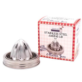 Mason Jar Lifestyle Stainless Steel Juicing Lid, Wide Mouth - 1 ct