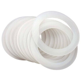 Mason Jar Lifestyle Silicone Sealing Rings, Regular Mouth - 10 Pack