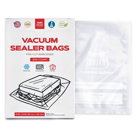 ForJars Vacuum Sealer Bags 6 x 9 inch