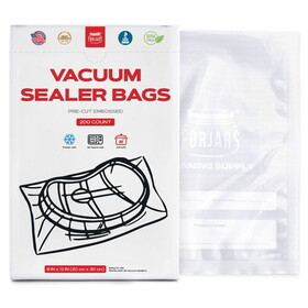 ForJars Vacuum Sealer Bags 8 x 12 inch