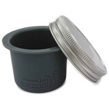 Mason Jar Lifestyle Divider Cup with Stainless Steel Lid, Wide Mouth