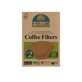 If You Care Coffee Filters, No. 2, 100% Unbleached