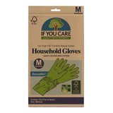 If You Care Household Gloves, Cotton Flock Lined, Medium