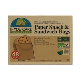If You Care Paper Sandwich Snack Bags