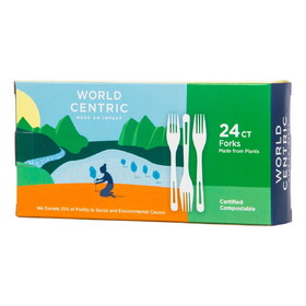 World Centric Forks, Compostable, Non-GMO