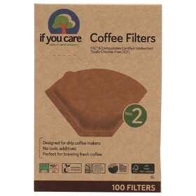 If You Care Coffee Filters, No. 2, 100% Unbleached