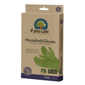 If You Care Household Gloves, Cotton Flock Lined, Small