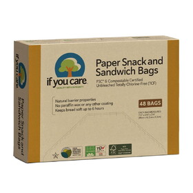 If You Care Paper Sandwich Snack Bags