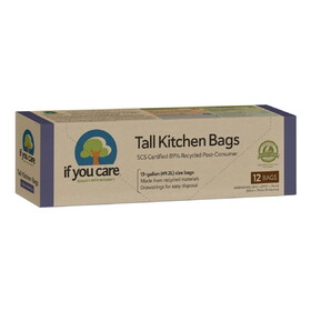 If You Care Trash Bags, 89% Recycled, Large, 13 gallon