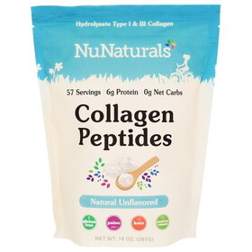 NuNaturals Collagen Peptides, Grass-fed