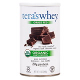 Tera's Whey Protein Powder, Grass-fed, Dark Chocolate, Organic