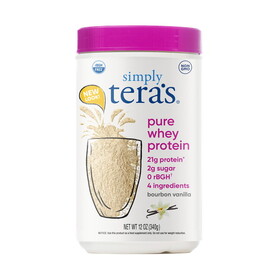 Tera's Whey Protein Powder, Grass-fed, Bourbon Vanilla