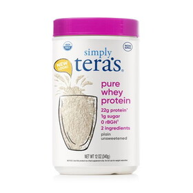Tera's Whey Protein Powder, Grass-fed, Plain, Unsweetened