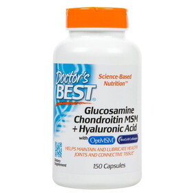 Doctor's Best Glucosamine Chondroitin MSM + Hyaluronic Acid