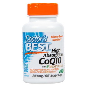 Doctor's Best High Absorption COQ10 with Bioperine 200mg