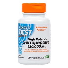 Doctor's Best High Potency Serrapeptase 120,000 units
