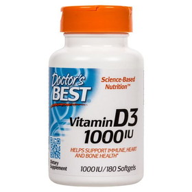 Doctor's Best Vitamin D3 1000IU