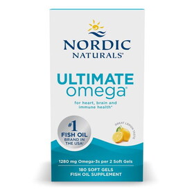 Nordic Naturals Ultimate Omega, Lemon Flavor 1000 mg