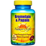 Nature's Life Enzymes, Vegetarian Bromelain/Papain