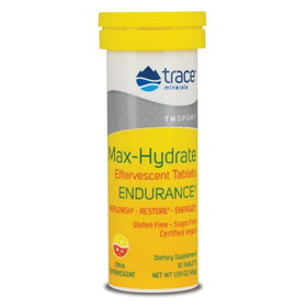 Trace Minerals Max-Hydrate Endurance Tablets, Citrus