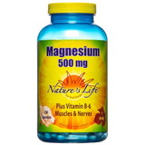 Nature's Life Magnesium 500 Mg. w/B-6