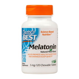 Doctor's Best Melatonin, Natural Mint Flavor