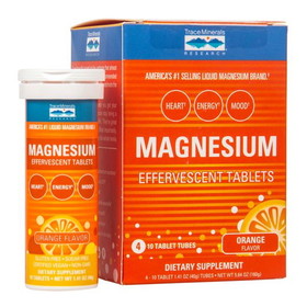 Trace Minerals Magnesium Effervescent Tablets, Orange