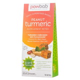 Powbab Supplement Bites, Peanut Turmeric