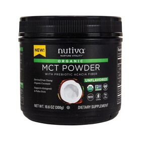 Nutiva MCT Powder, Unflavored, Organic