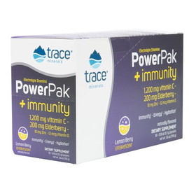 Trace Minerals Electrolyte Stamina Power Pak, Immunity, Lemon Berry