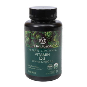 Plant Fusion Vitamin D3, Vegan, 2000IU, Organic