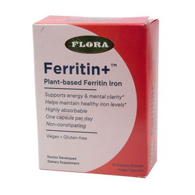 Flora Ferritin+, Ferritin Iron, Vegan