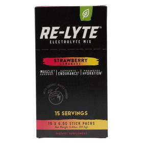 Re-Lyte Electrolyte Drink Mix, Strawberry Lemonade