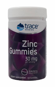 Trace Minerals Zinc Gummies, Elderberry