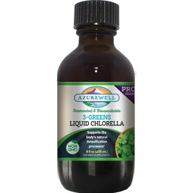 AzureWell 3-Greens Liquid Chlorella, Fermented