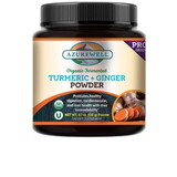 AzureWell Fermented Turmeric + Ginger Powder, Organic