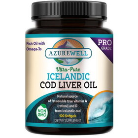 AzureWell Icelandic Cod Liver Oil