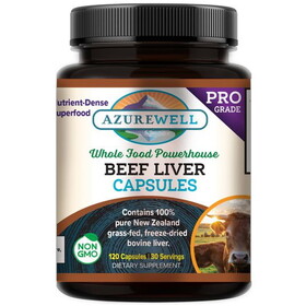 AzureWell Beef Liver Capsules