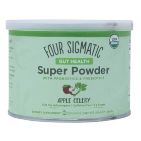 Four Sigmatic Happy Gut Super Powder, Green Celery, Organic