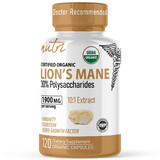 Nutri Lion's Mane, 10:1 Dual Extraction,1900mg, Organic